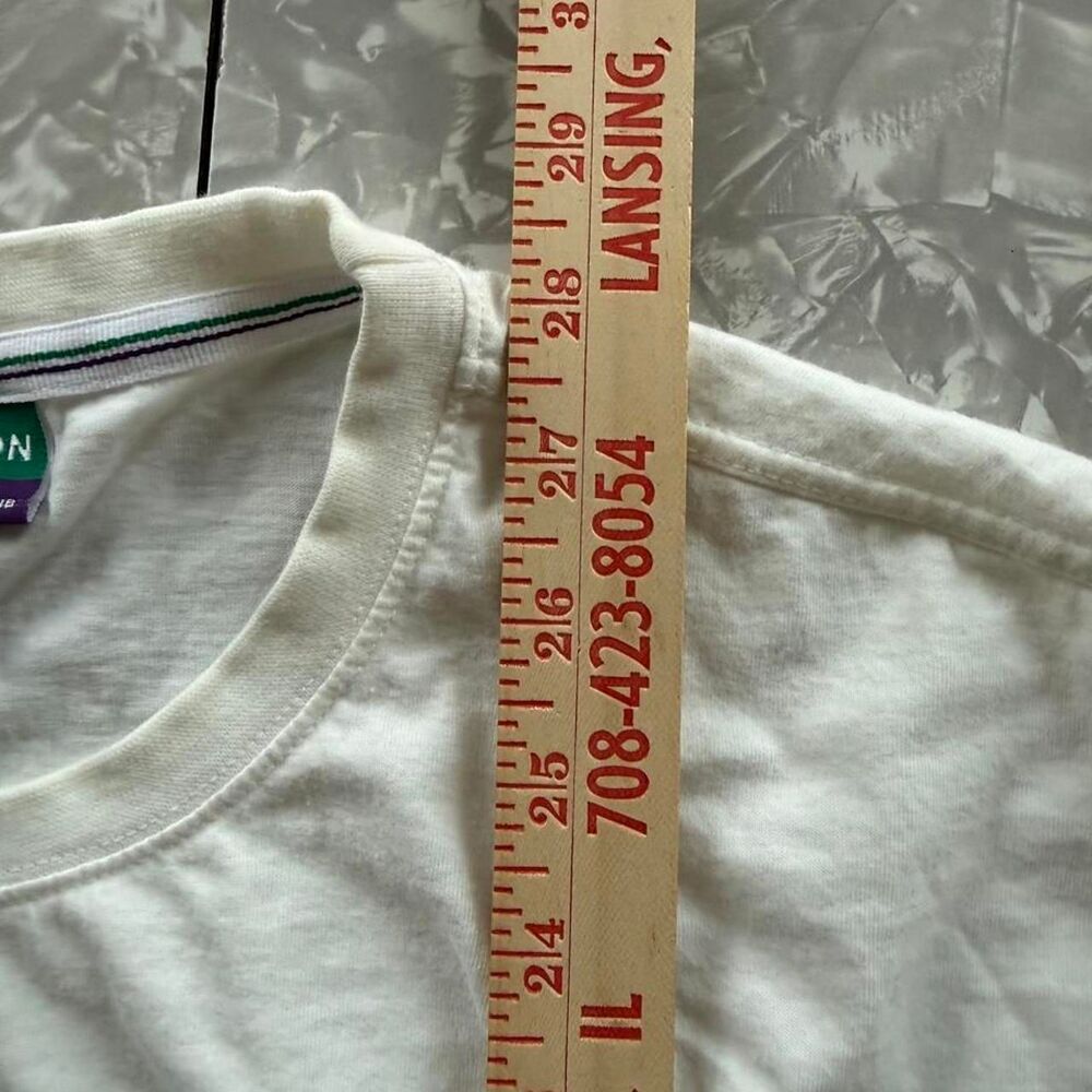 Wimbledon Men's White T-shirt - Picture 7 of 7
